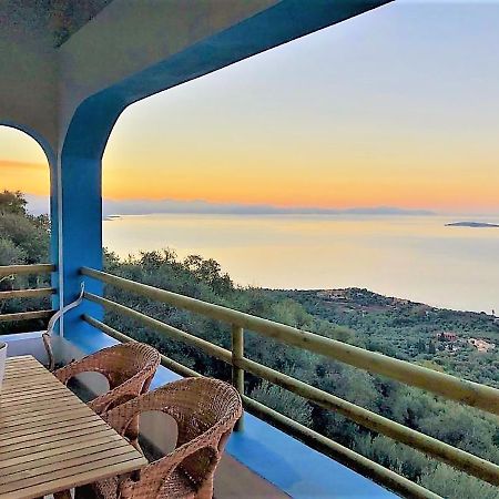 House Tanna Of Villa Intaba Spectacular Sea Views Corfiot Riviera Spartilas Corfu Island Greece Close To Ipsos Beach Spartylas Exterior foto